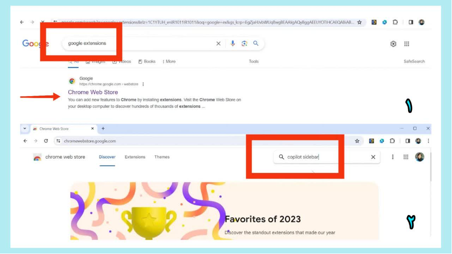 جستجو و دانلود افزونه کوپایلت